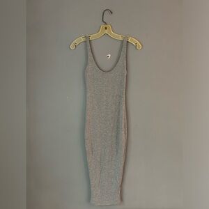 naked wardrobe grey body sculpt Shapeware jersey dress size S. Lots of stretch